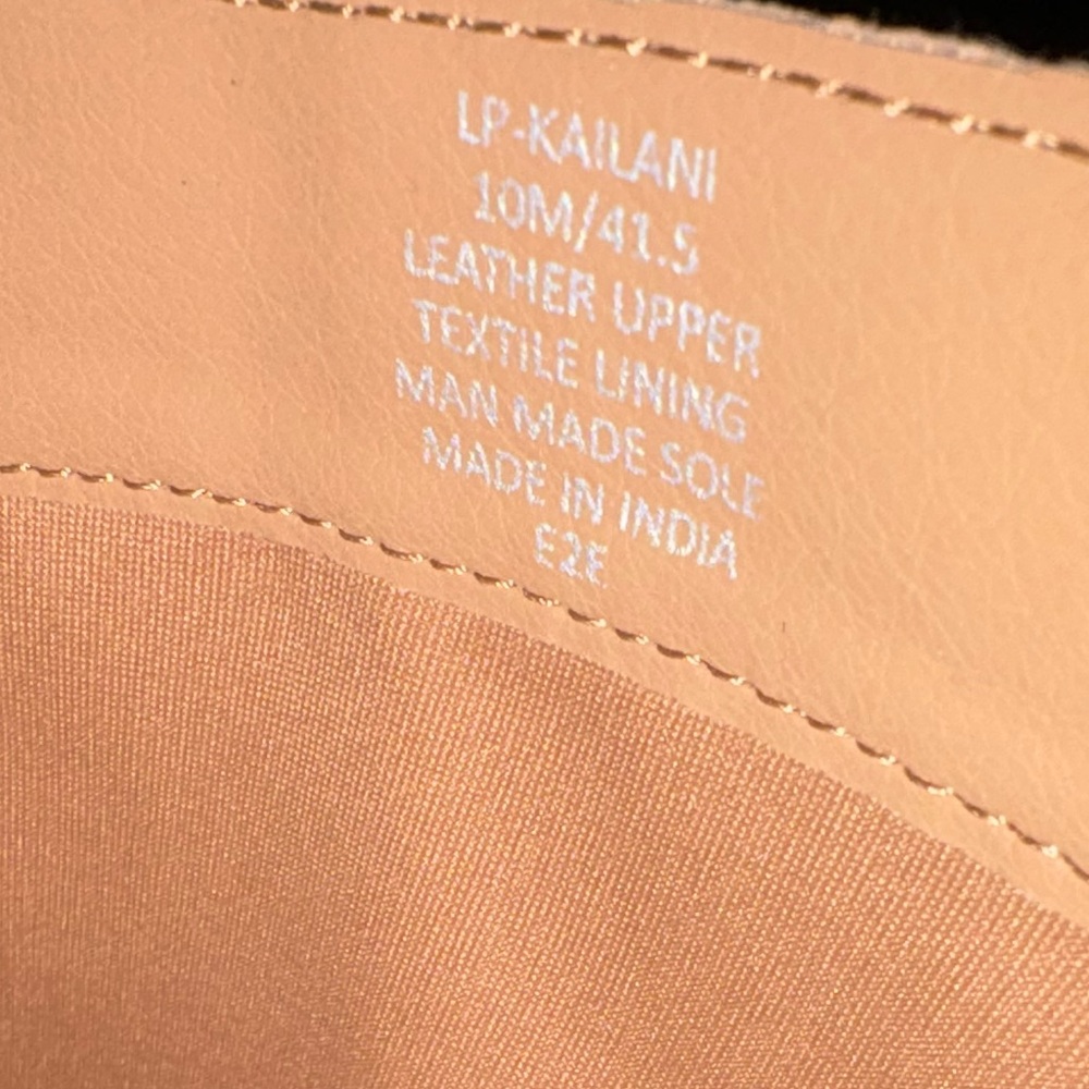 Women’s Lucky Brand Tan Leather Knee-High Boots size 10M - Picture 4 of 7